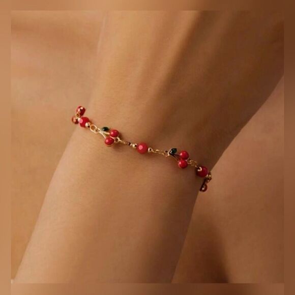 Cherry bracelet Bracelet #1517 - Picture 1 of 4